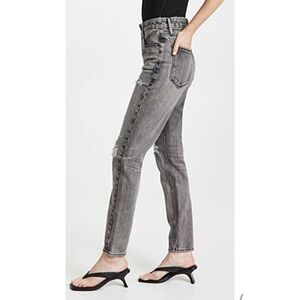 Good American good girlfriend high waist jeans in black163